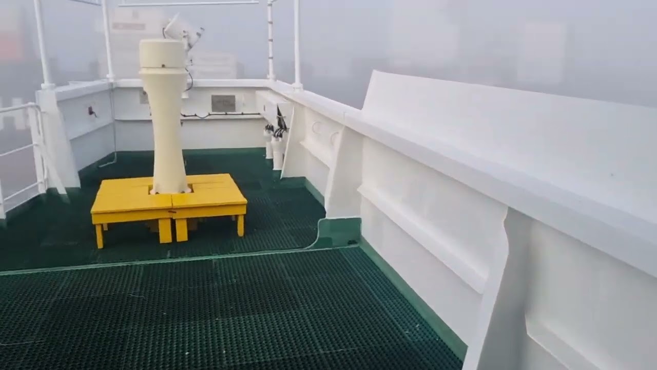 Hoy Mañana de niebla cerrada navegando Canal Punta Indio Con Practico Abordo