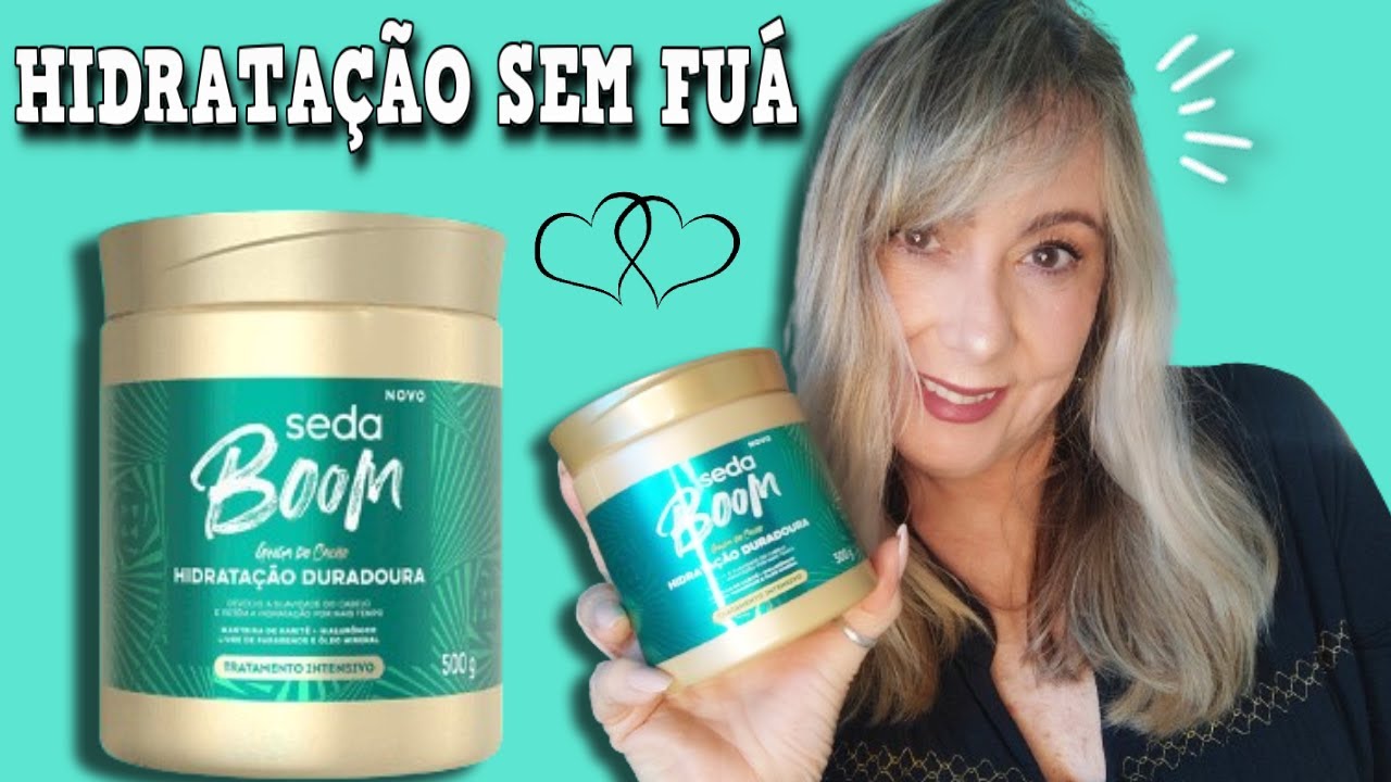 💚SEDA M&Aacute;SCARA BOOM E HIDRATA&Ccedil;&Atilde;O liberada low poo