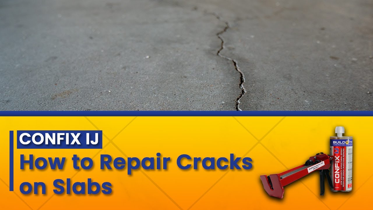 Confix IJ: How to Repair Cracks on Slabs