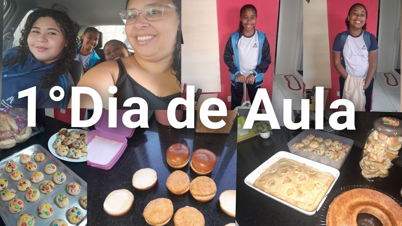 1° Dia de aula/Compras para o lanche e etiquetando os materiais 