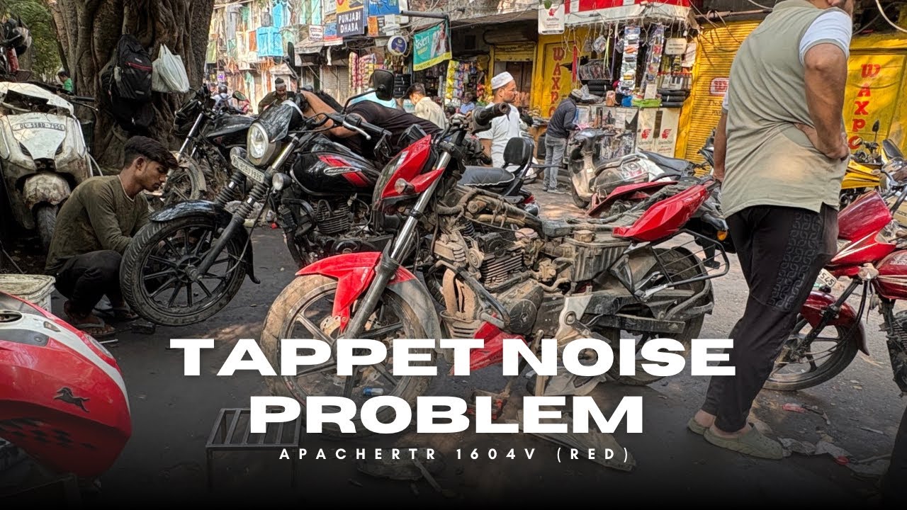 Tappet Noise Problem in Apache RTR 160 4V (RED) | Teppet Noise Settings| @Rahul_Prajapatii 