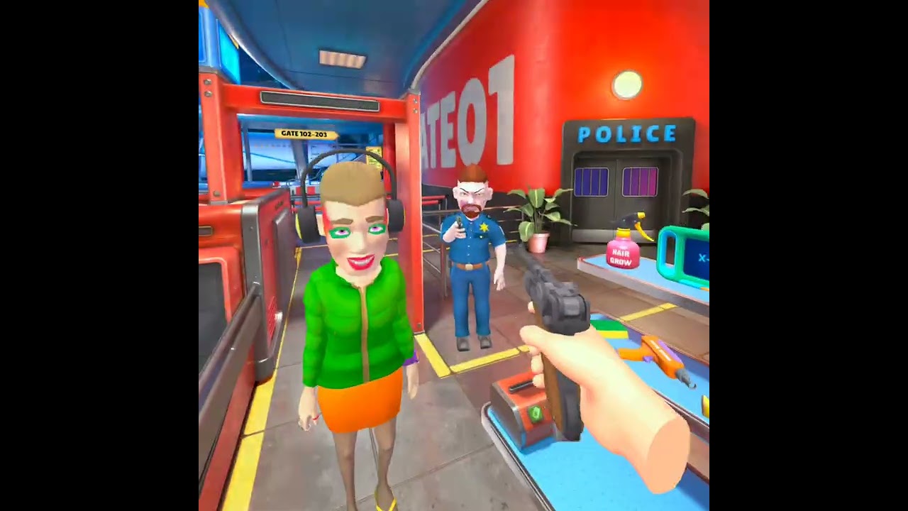 Playing i am security and this video is low-key weird