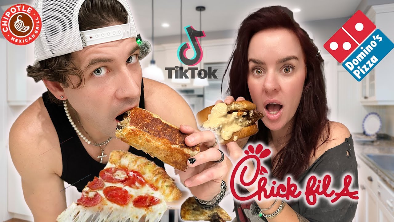 We try TikTok Hangover FAST FOOD recipes/hacks!!