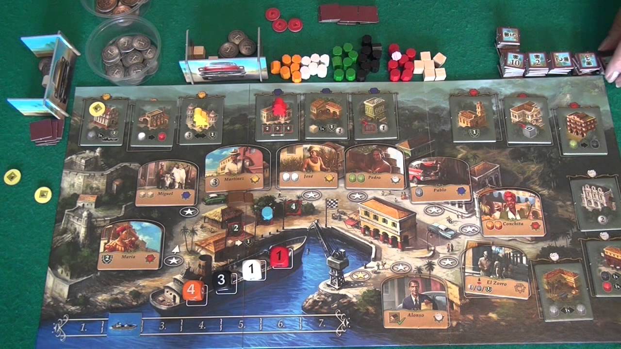 Сантьяго-де-Куба - играем в настольную игру, board game Santiago de Cuba