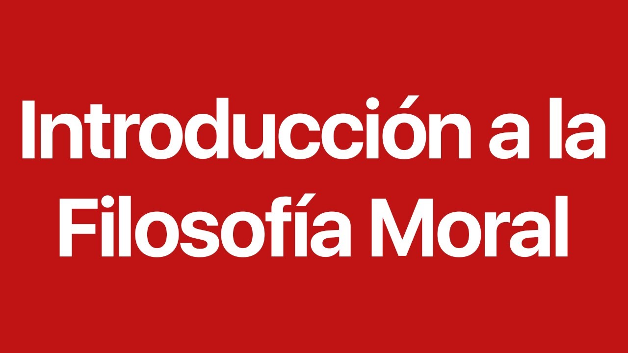 Clase de Muestra | Filosofía Moral | Empezamos el 1ro de Febrero