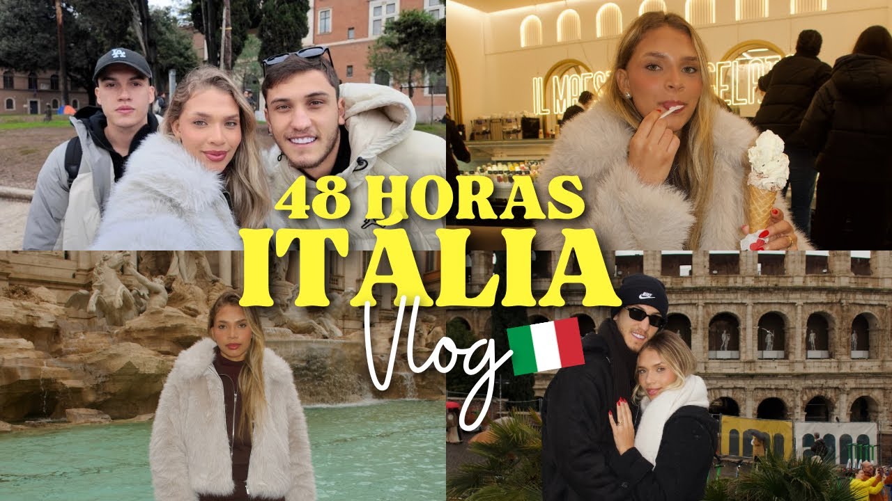 48 HORAS EM ROMA 🇮🇹 | vivendo a Itália em poucos dias (vlog)