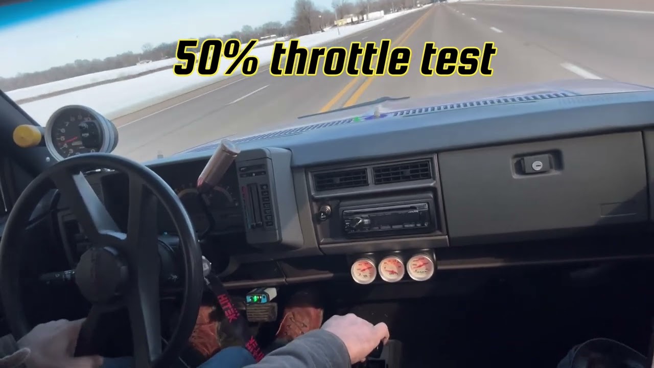 Checking cruise speeds