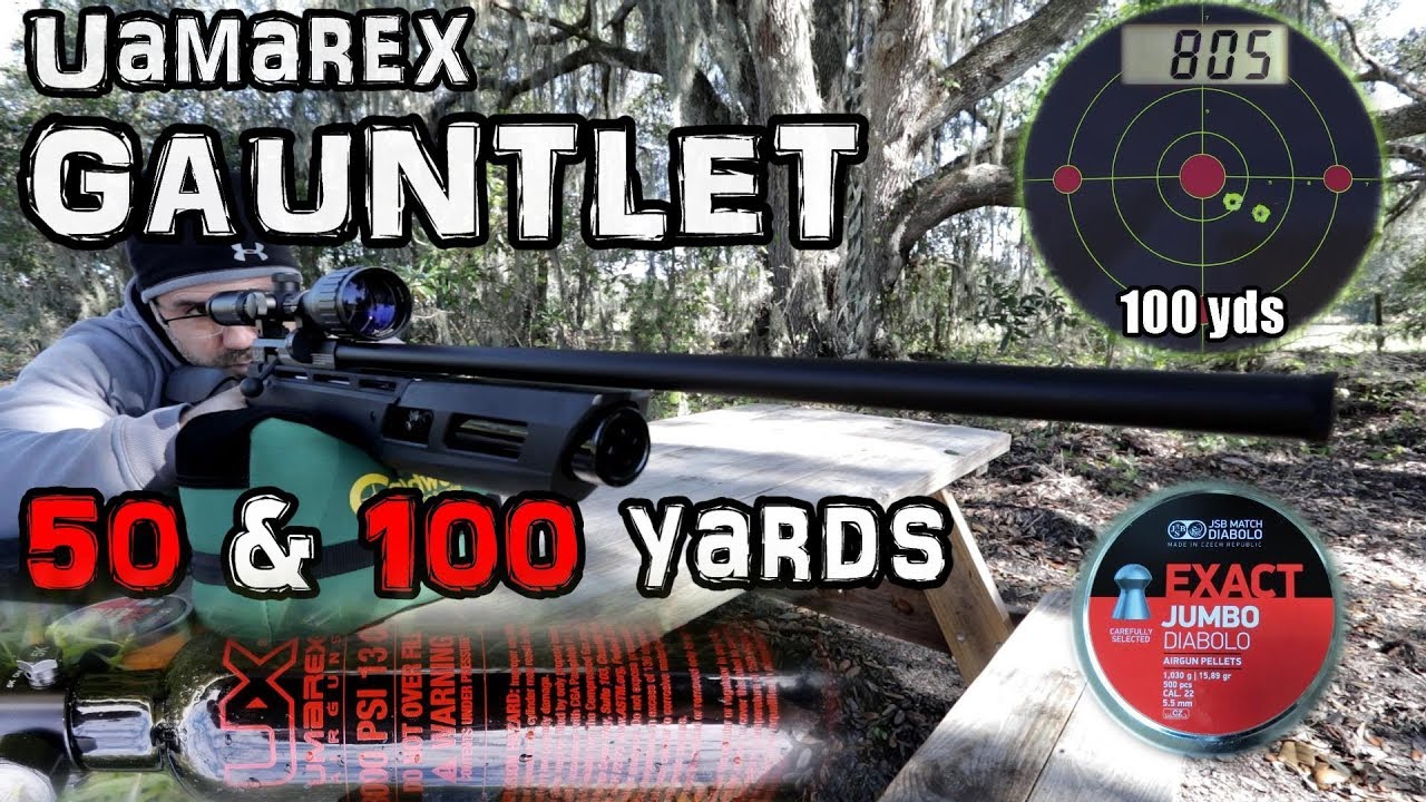 Пневматическая винтовка Umarex Gauntlet .22 + Проверенная точность - 50 и 100 ярдов + Полный обзо...