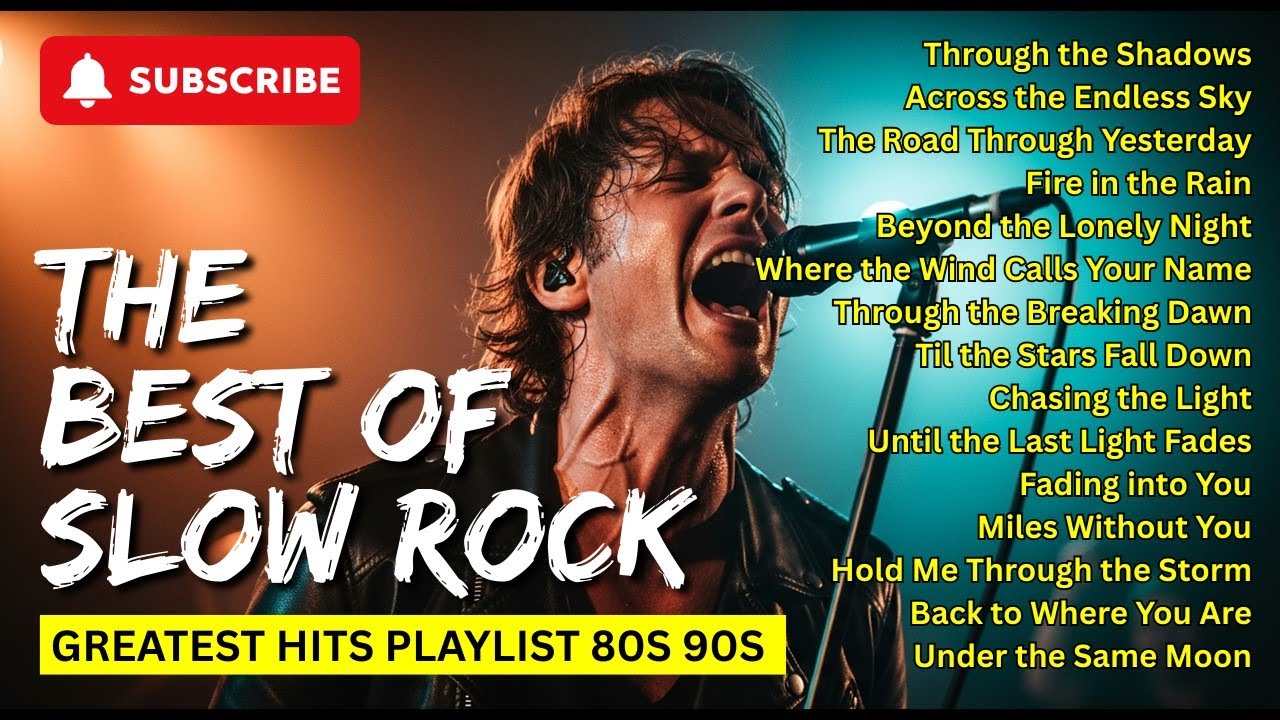 Unforgettable Slow Rock Ballads | Top 15 Love Songs That Break You Apart