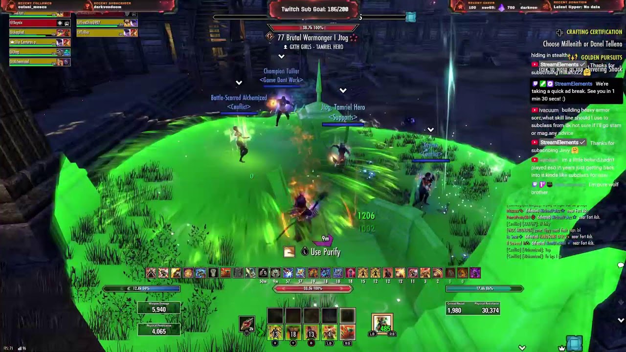 ESO DK Bomber PvP LIVE | FOR THE PACT!