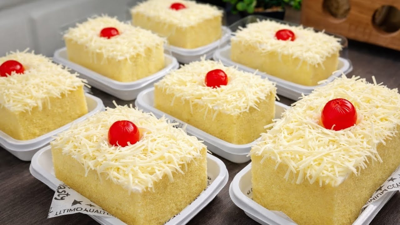 Ngga perlu beli lagi‼️RESEP BOLU SUSU KEJU LEMBANG LEMBUT LEMBAB DAN MOIST ENAK BANGET😍