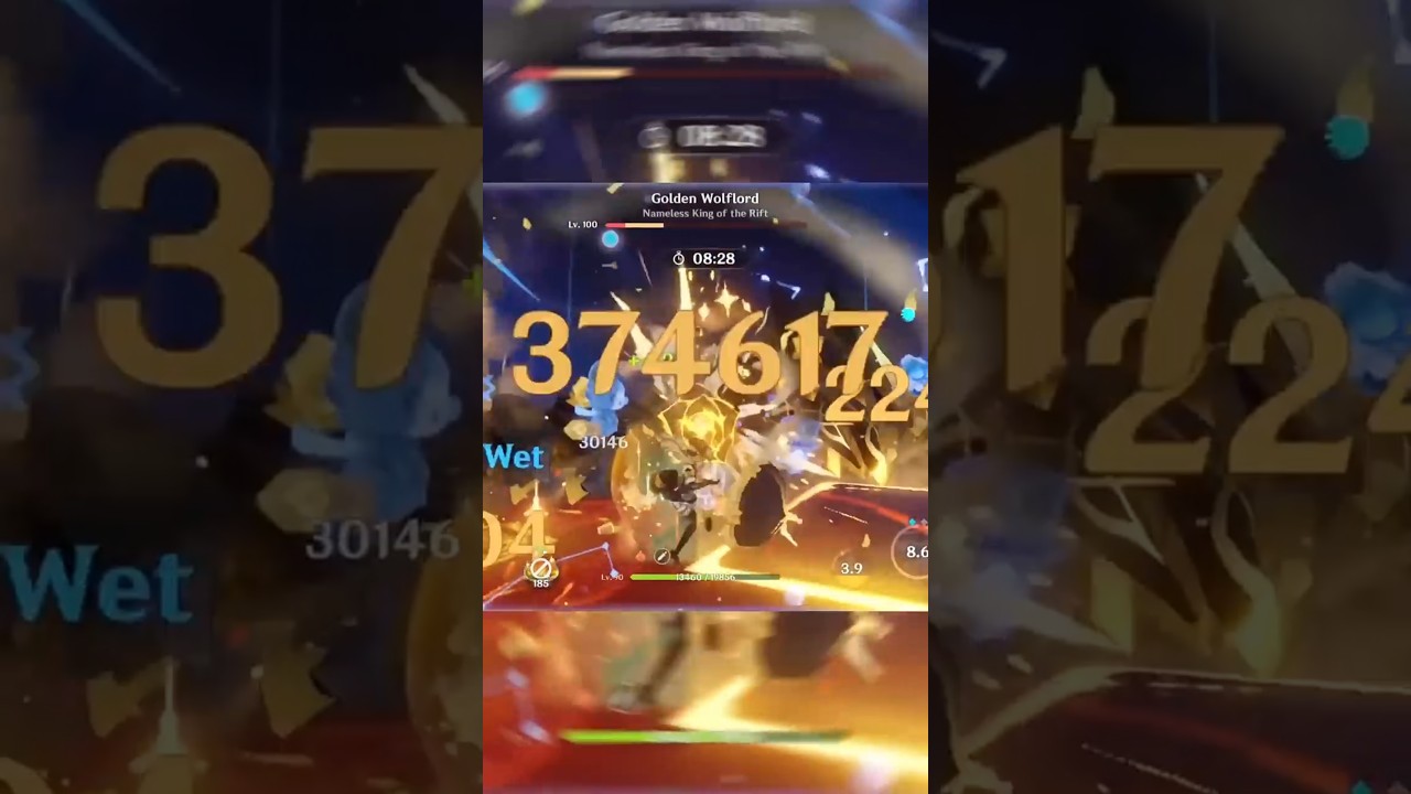 C0 Navia Hypercarry vs Golden Wolflord | NEW Spiral Abyss 5.2/5.3 | Genshin Impact MOBILE