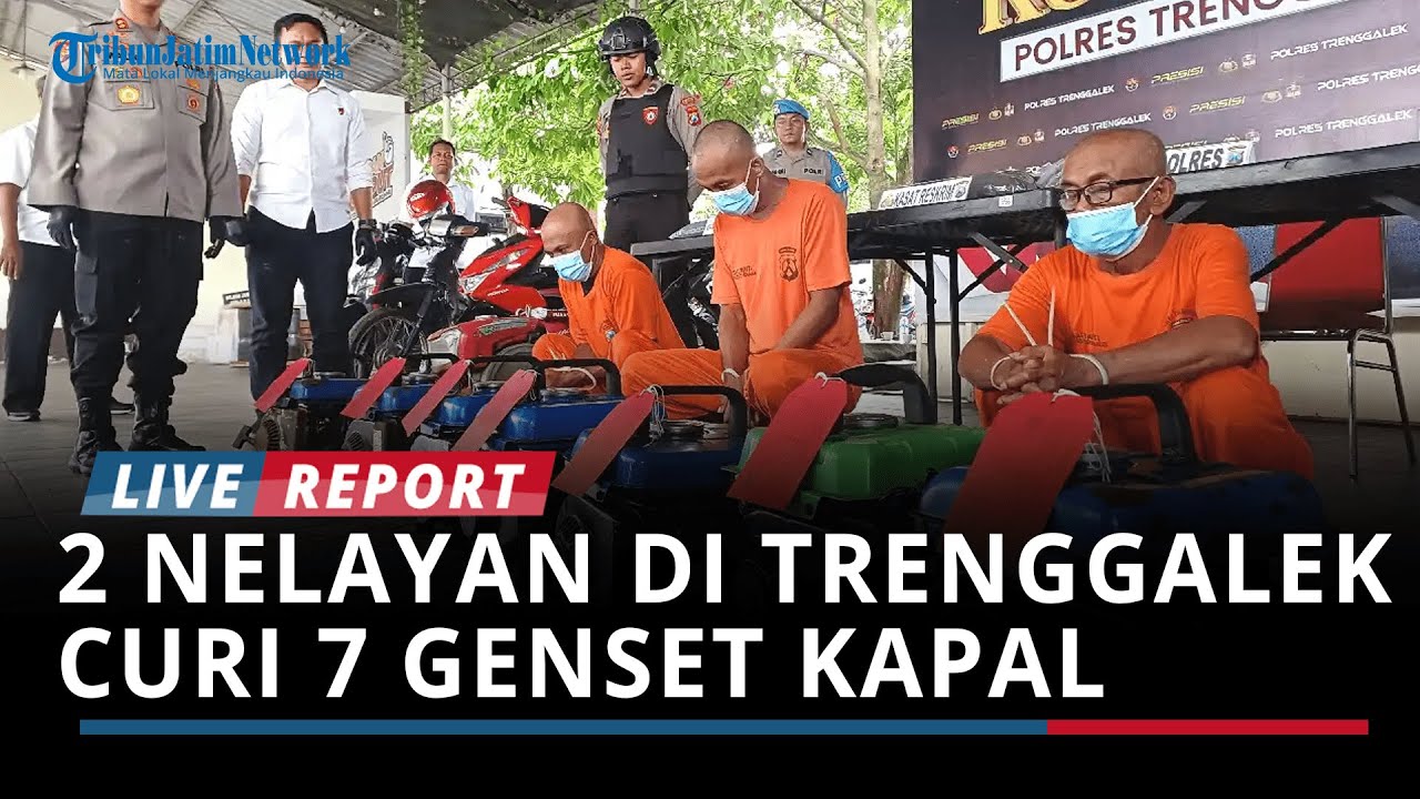 Teman Makan Teman, 2 Nelayan di Trenggalek Curi 7 Genset Kapal Nelayan Lain yang Berlabuh