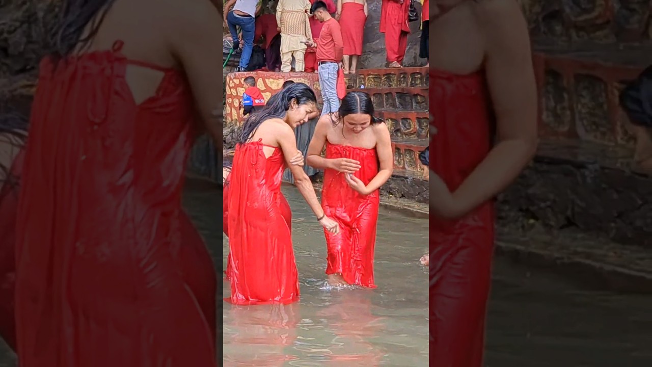 Ganga Snan Salinadi &bull; गंगा स्नान सालिनदि #shorts #salinadi #gangasnan #haridwar #youtubeshorts