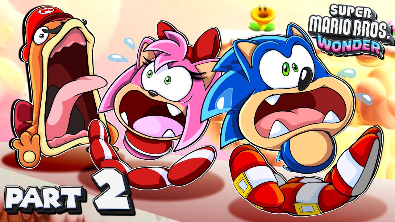 🍄 WE'RE GOOMBAS!? - Sonic & Amy Play 