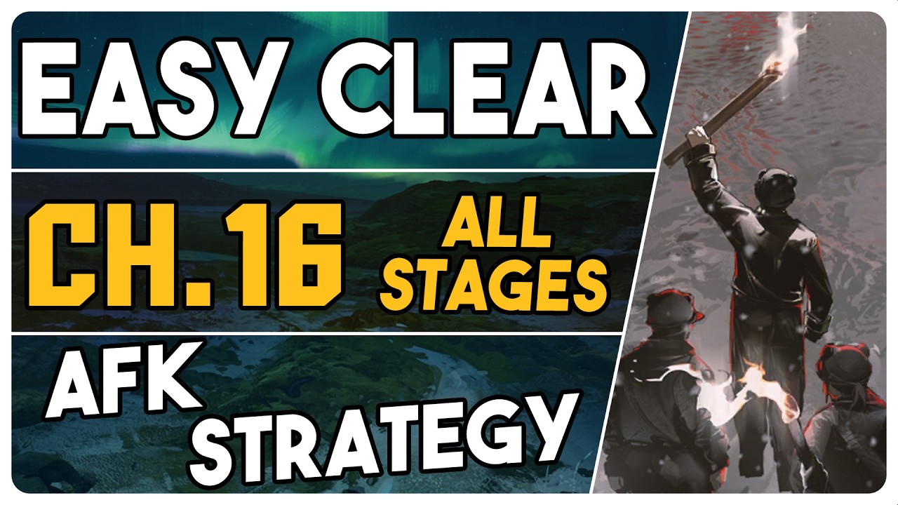 All Chapter 16 Stages + Adverse Combat + Strategic Simulations | AFK Easy Strategy |【Arknights】