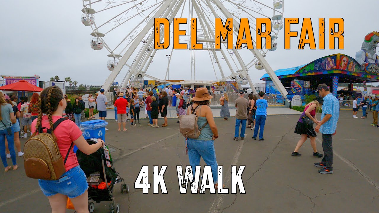San Diego Fair [Part 1/2] - (2023) - Del Mar County Fair - [4K Walk] - San Diego, CA (USA)