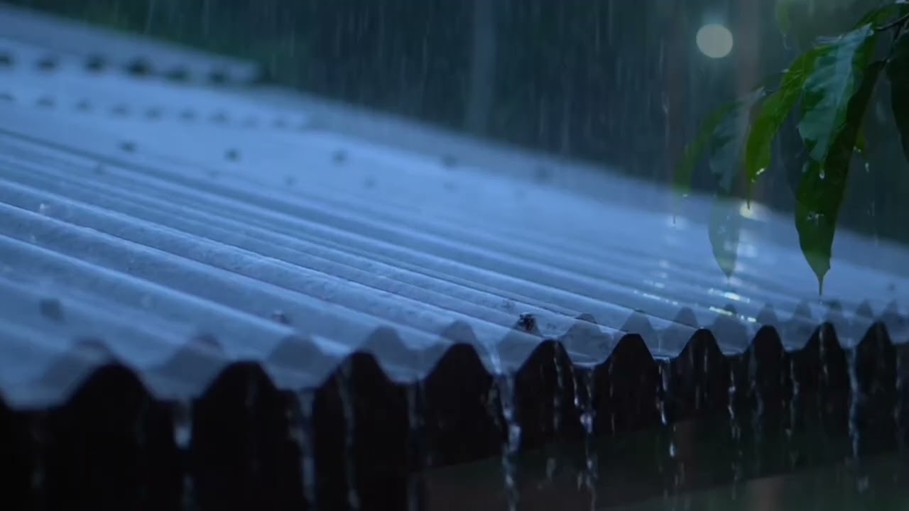 Heavy Rain Sounds for Sleeping | Hujan Deras Pengantar Tidur Tanpa Musik