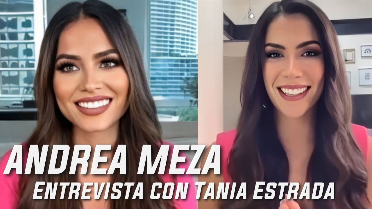 Andrea Meza Miss Universo es entrevistada por Tania Estrada favorita para Mexicana Universal Ch