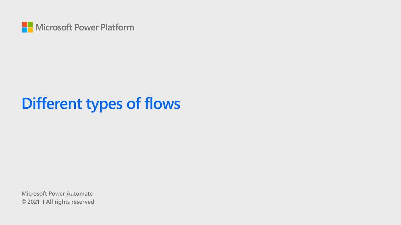 Different Types Of Flows