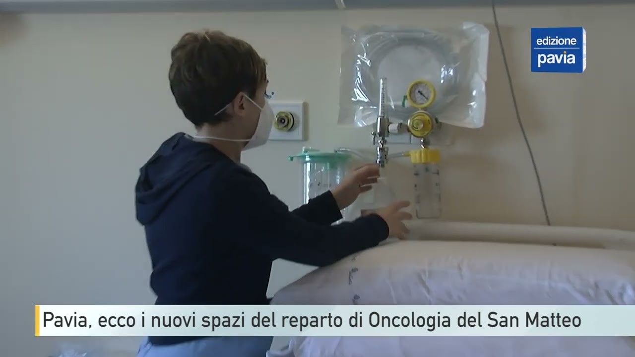 Pavia, ecco i nuovi spazi del reparto di Oncologia del San Matteo