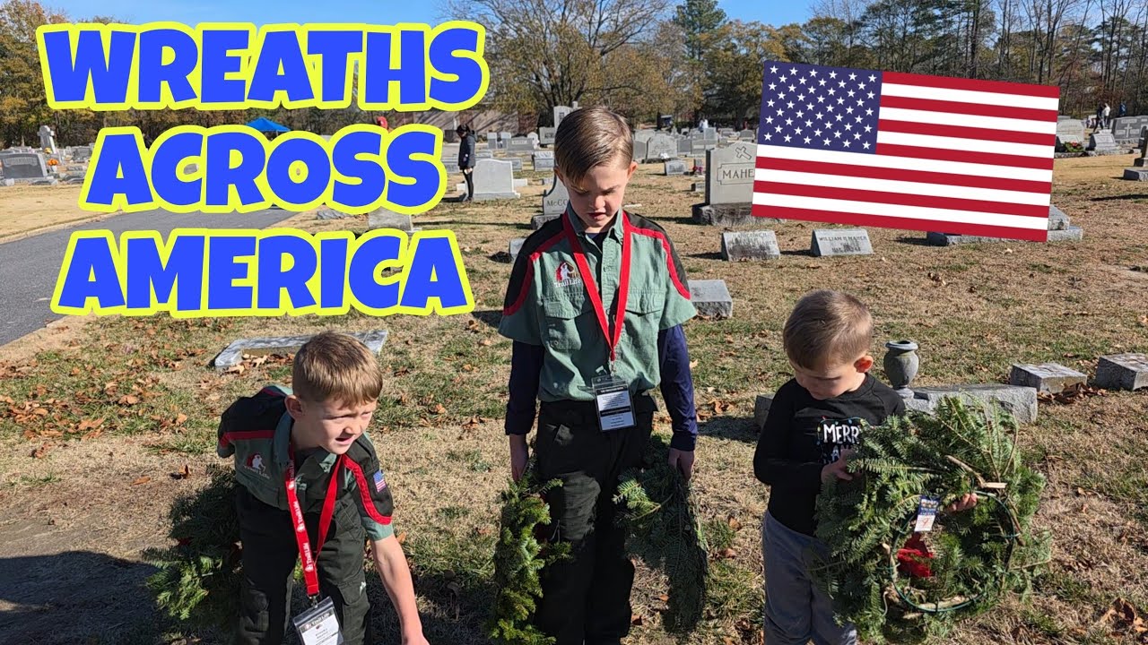 Венки по всей Америке вместе с отрядом Trail Life Troop 🇺🇸