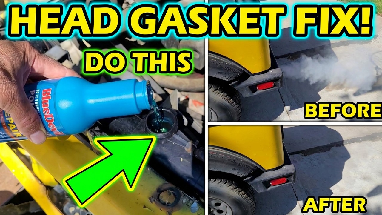 Testing out BlueDevil Head Gasket POUR-N-GO Repair on a 1988 Suzuki Samurai.