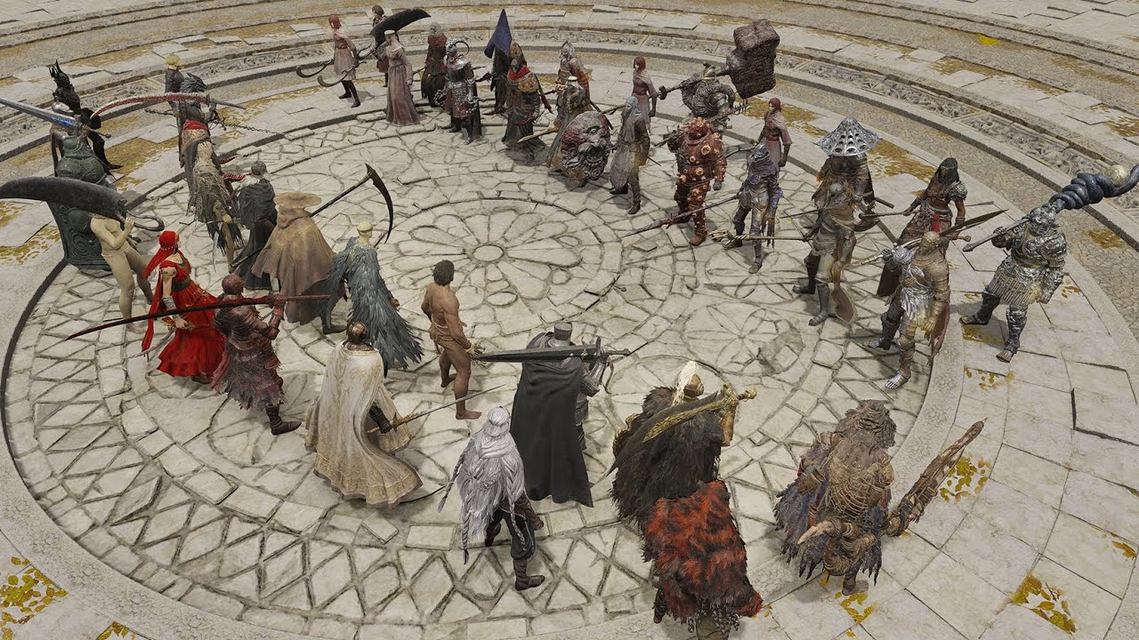 2 Sides Of NPC Back To Back Fight - 20 Vs 20 - Elden Ring Shadow of the Erdtree