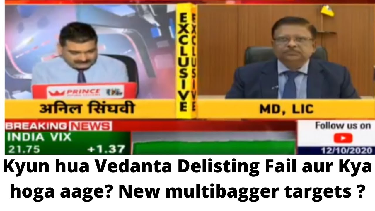 Vedanta Delisting Failure - what's next ? Vedanta new Multibagger? Vedanta offer share1,25,47,16,610