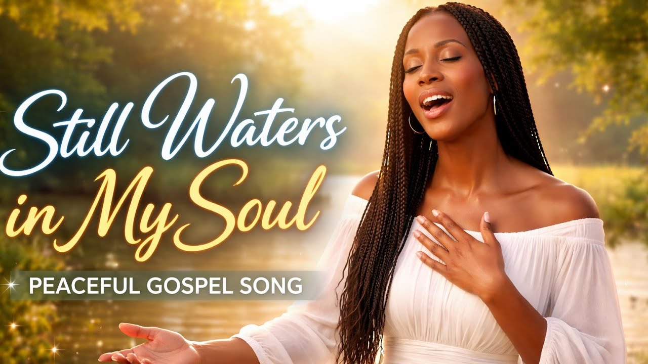 Still Waters in My Soul 🌊 | Peaceful Gospel Worship Song | Deep Soaking & Prayer Music