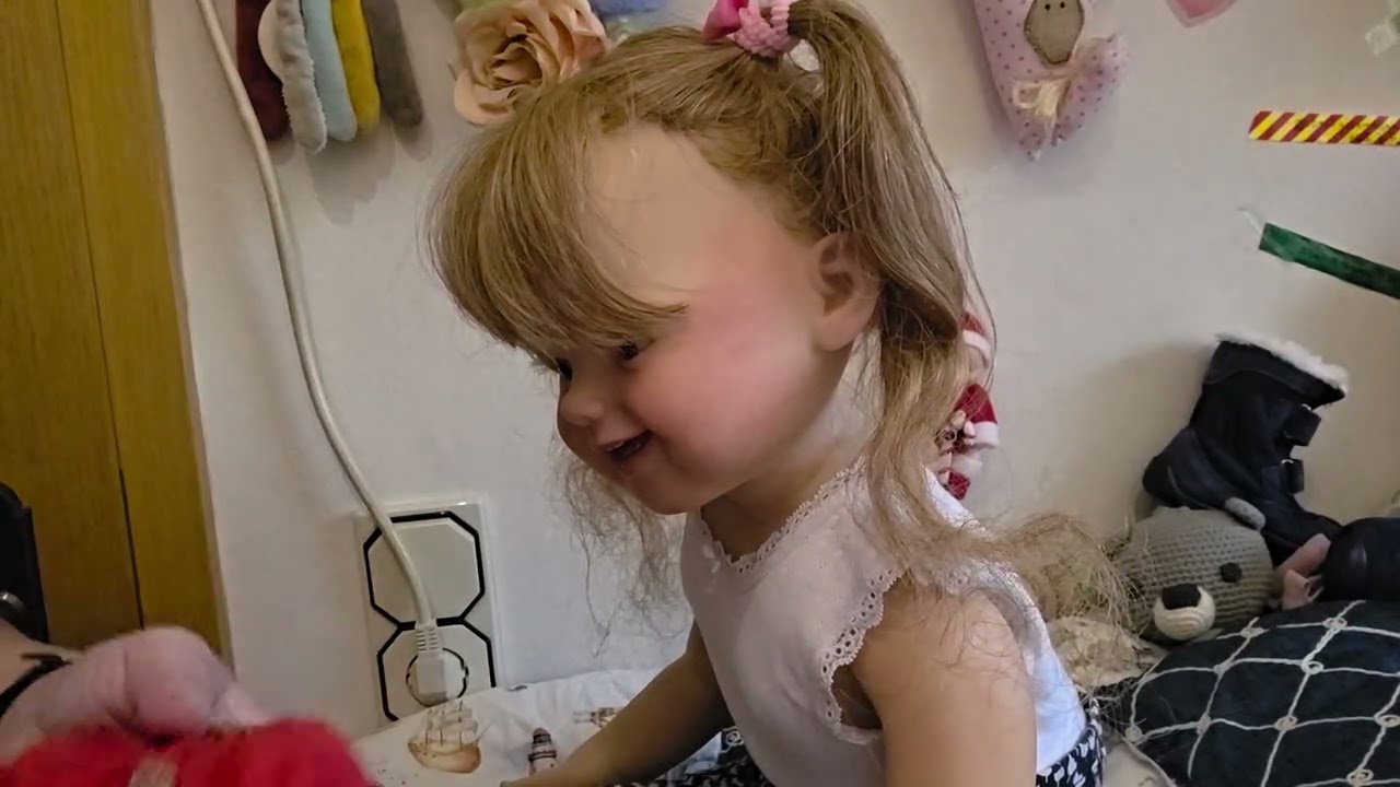 Daphne umziehen 👧🤗❤️😀Gar nicht so einfach bei so einem großen Kind🙈