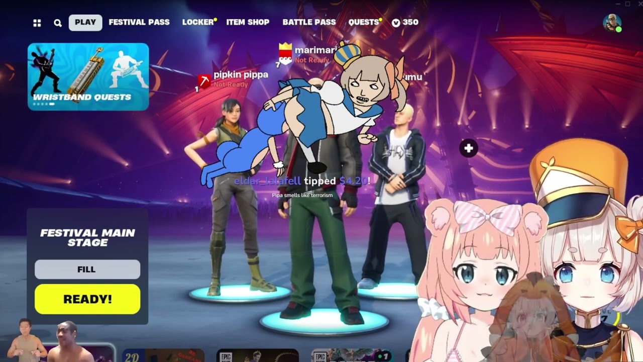 you and me and her and peter griffin with chromuchromu and pippa
