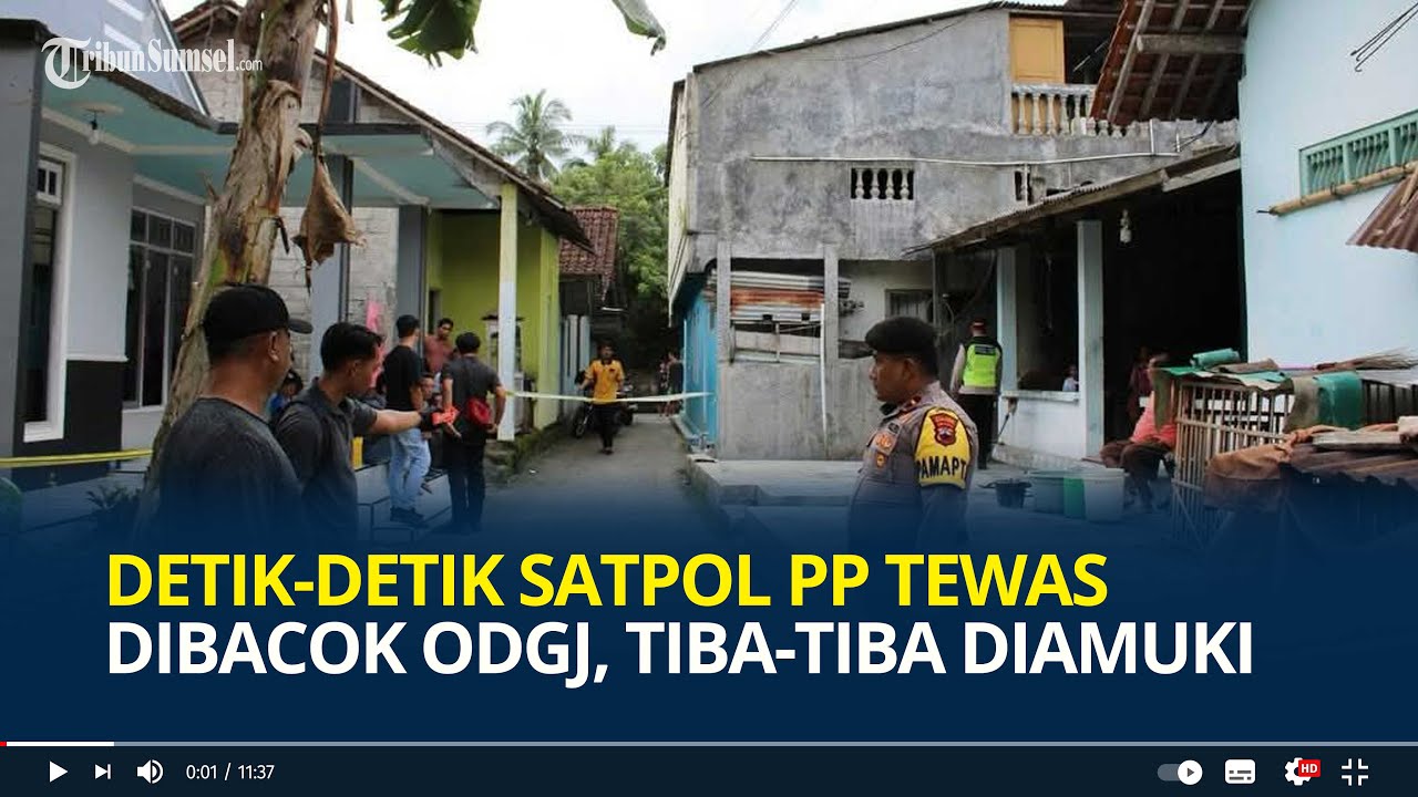 Detik-detik Satpol PP di Kebumen Tewas Dibacok ODGJ, Tiba-tiba Diamuki saat Hendak Evakuasi