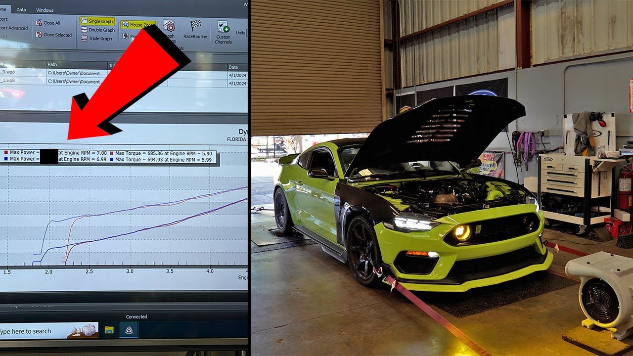 I TOOK MY ESS G3X SUPERCHARGED MUSTANG GT TO THE DYNO & MADE SOME RECORD HORSEPOWER NUMBERS...