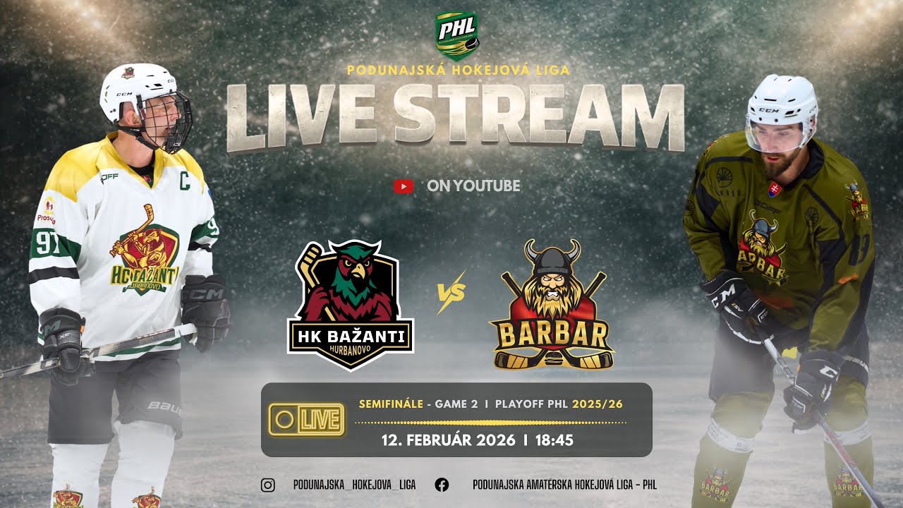 🚨HK Bažanti Hurbanovo vs. Barbar🚨