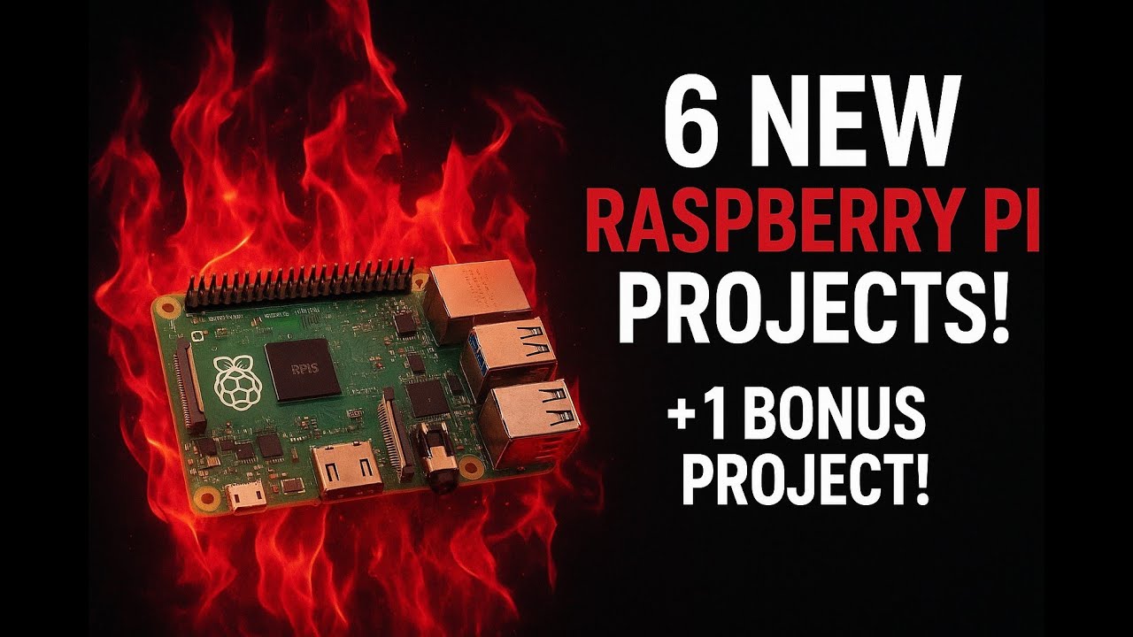 6 Inspiring New Raspberry Pi Projects! 2025 Edition