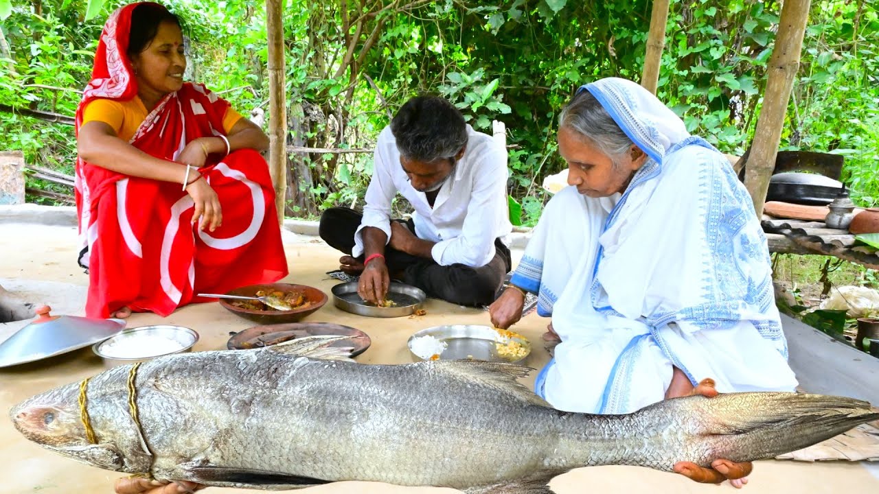3kg ওজনের সুন্দরবনের পাকা ছেলে মাছের দুধরণের রান্না | First time cooking sundarbon river chele fish