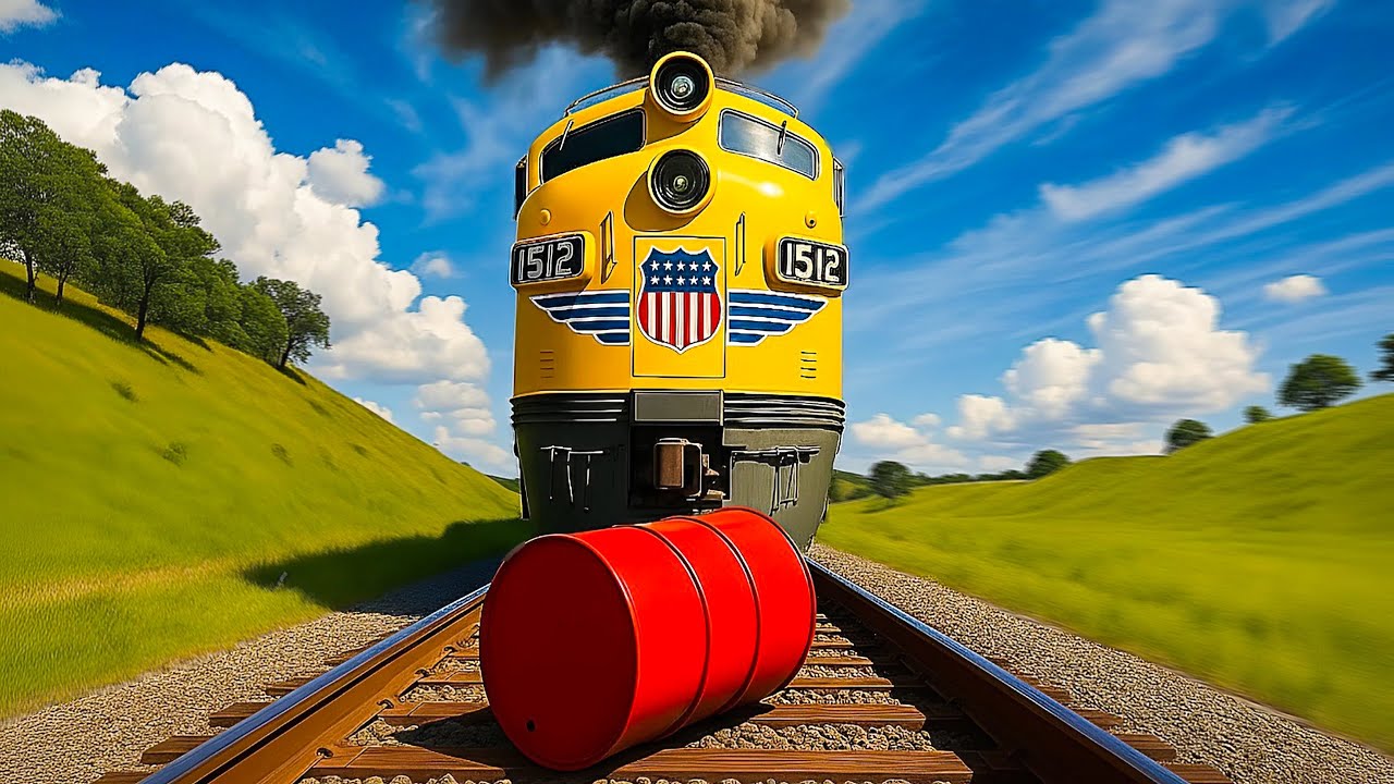 Trains & Cars Crashes #3 | BeamNG.Drive