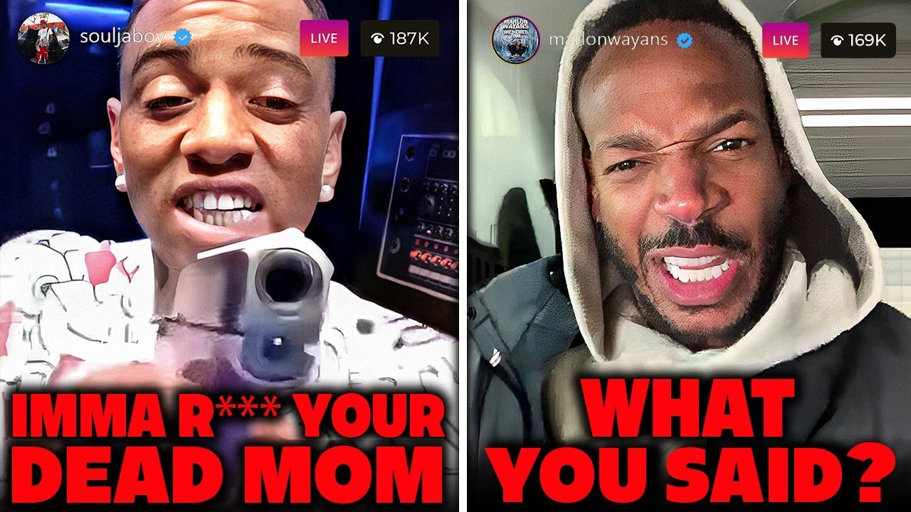 Soulja Boy vs. Marlon Wayans Beef Is Turning Surprisingly Violent