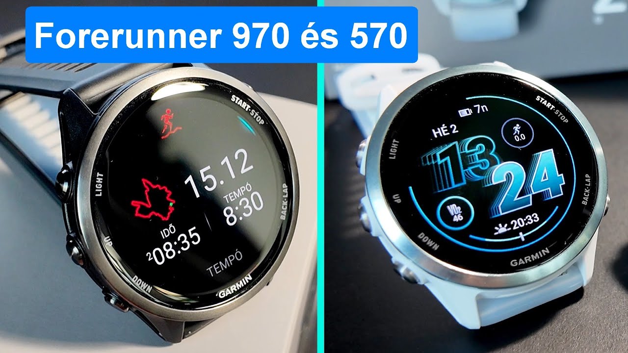 Forerunner 970 és 570 - sport mindenek felett