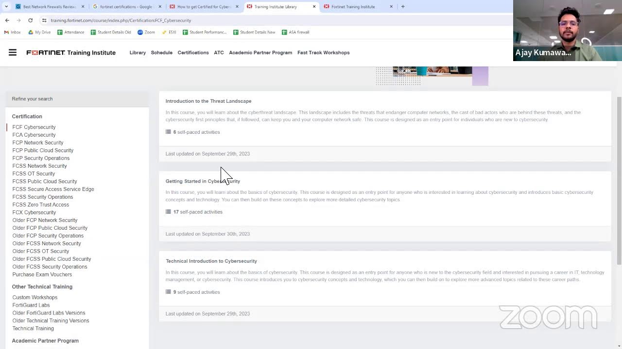Fortinet New Certification Path and Syllabus by Ajay Kumawat