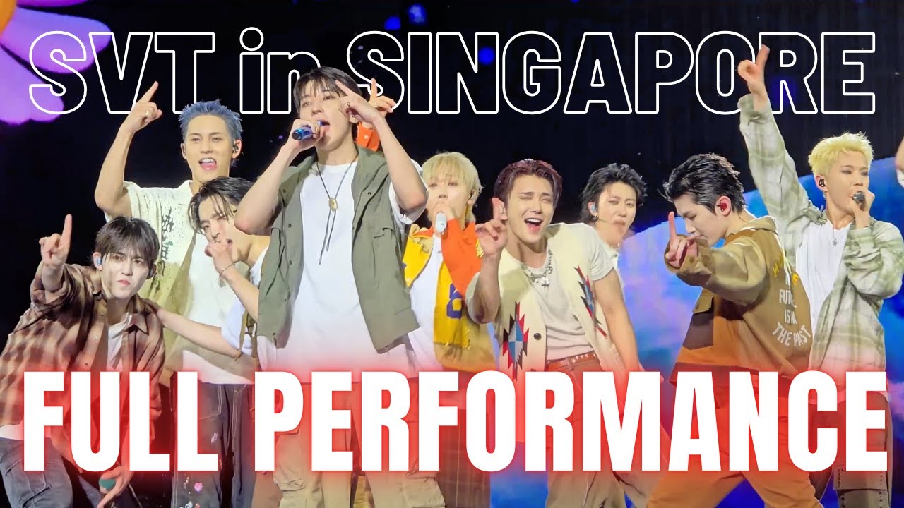 SEVENTEEN (세븐틴) in Singapore - 4K FULL PERFORMANCE: Right Here World Tour 20250125