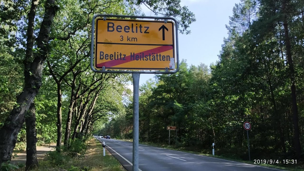 На фуре через Beelitz. Германия.
