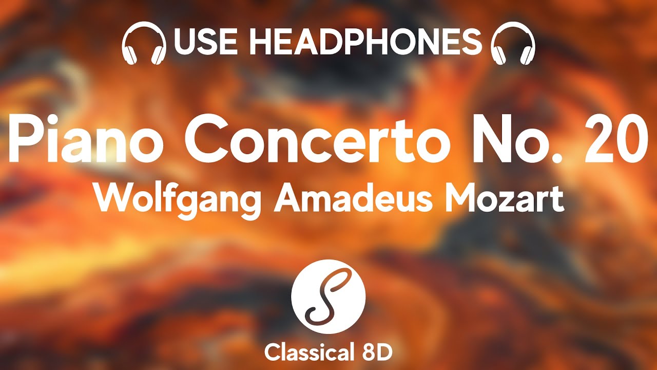 Wolfgang Amadeus Mozart - Piano Concerto No. 20, II Romance HD (8D Classical Music) | Classical 8D 🎧