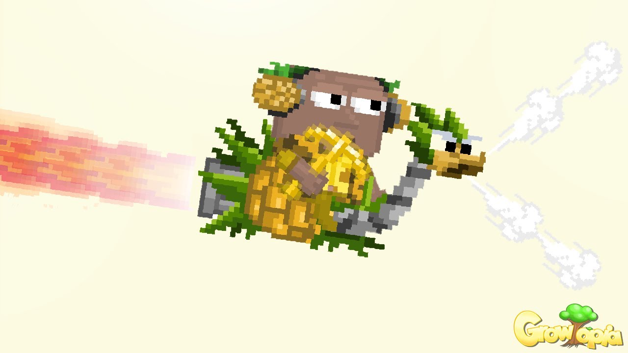 Growtopia Rocket Power Pineapple Vacuum (Super Pineapple Party 2021)