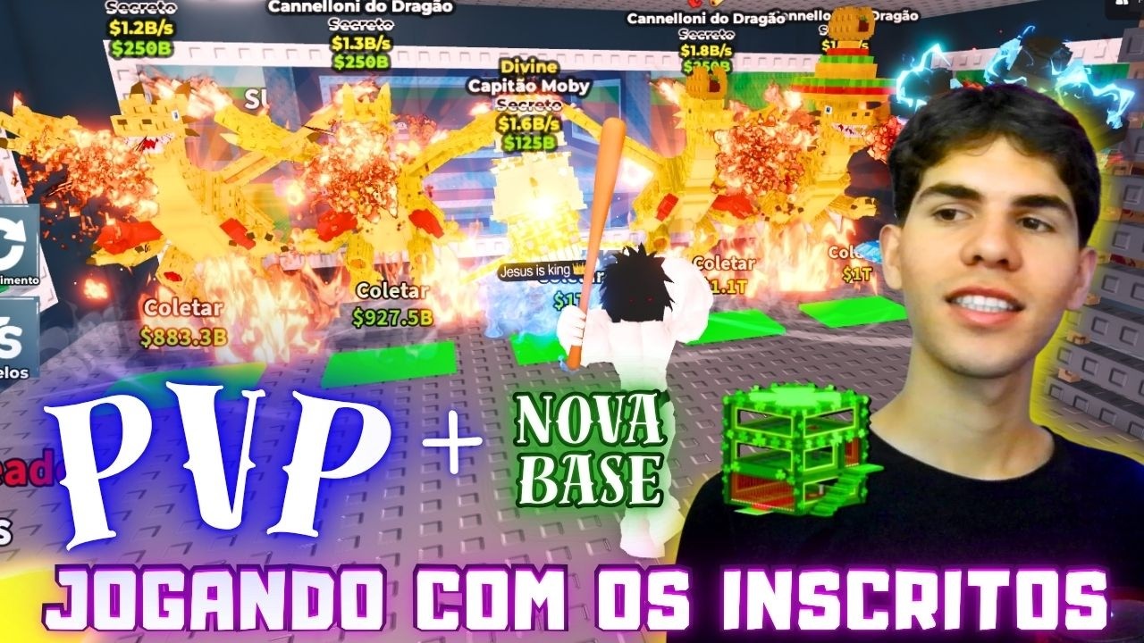 🔴ROUBE UM BRAINROT | PVP COM OS INSCRITOS ⚔️+ NOVA BASE 😱🔥 - ROBLOX AO VIVO🔴 DIA 83 #48K