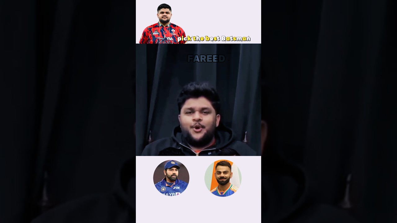 Azam Khan pick the best Batsman #cricketlover #trendingshorts #viralshort #fareed
