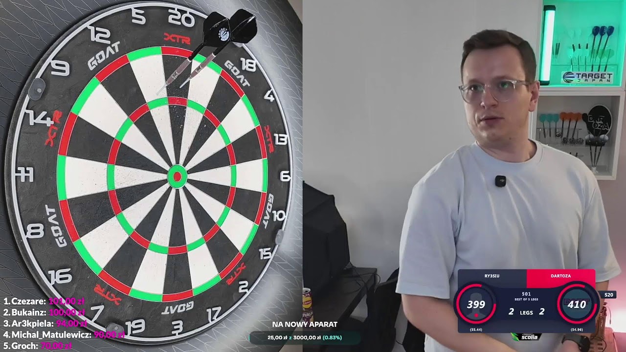 Testuję premierowe lotki Target Japan! [LIVE DART]