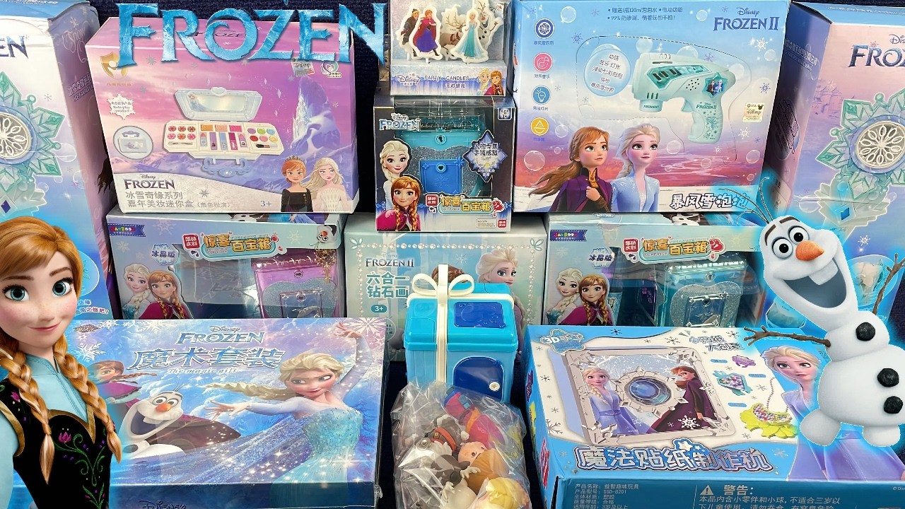 62 minutes Disney Frozen Toy Collection Unboxing | Pop Adventures | ELSA TOYS ASMR Unboxing
