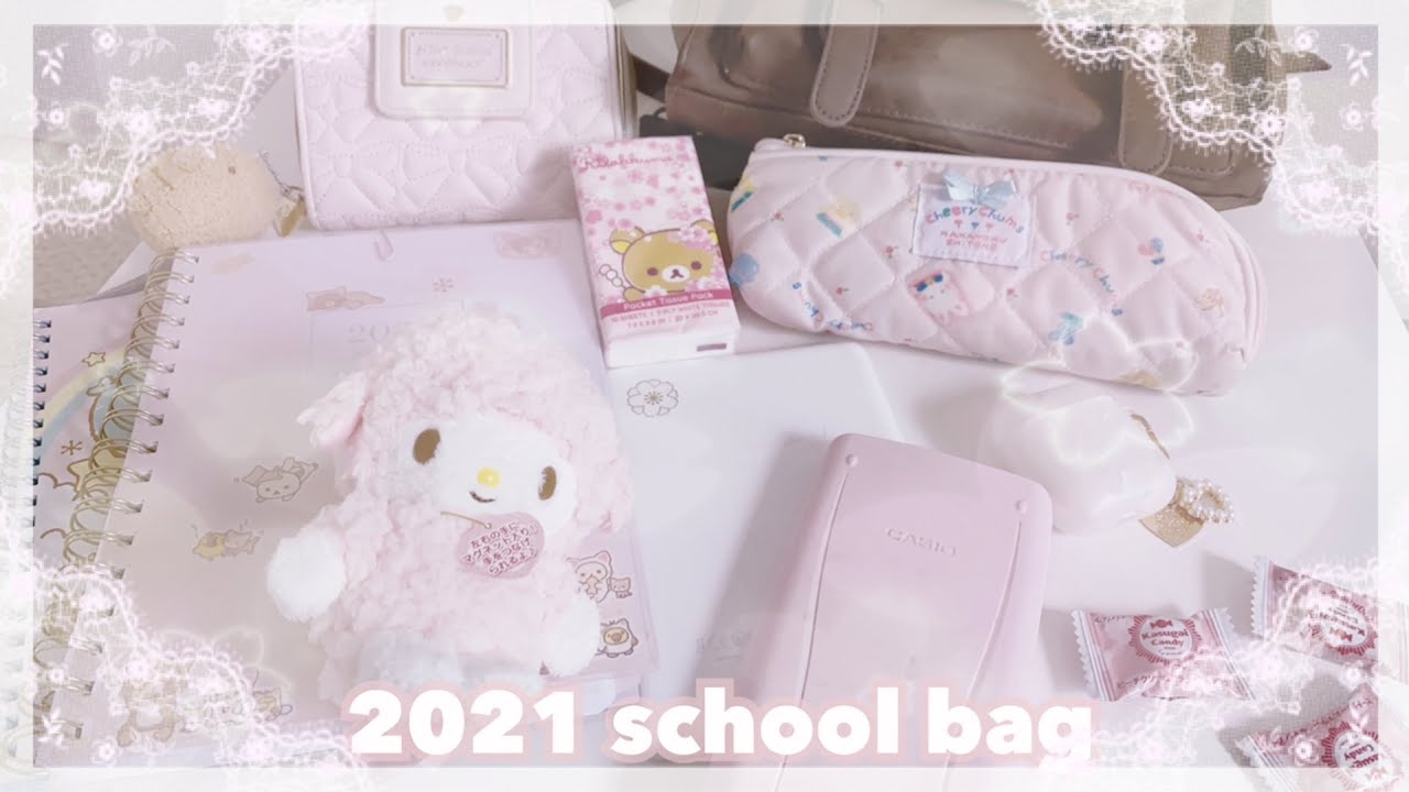 【what’s in my bag】💼🎀 school bag  2021 edition